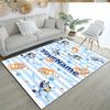 Bluey 144 Customized Name Floor Rug Office Rug Design for Study Room Living Rooms Kitchen Entryway Anti-slip Rug Decorate Offices