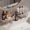 Anti Slip Faucet Storage Rack for Organizing Handwashing Basins Cosmetics and Skincare Products