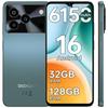 DOOGEE Note56 Pro Andriod 16 Telefone Desbloqueado, 32GB+128GB/TF 2TB Smartphone, Octa Core 6.56" HD+ 90Hz Celular 6150mAh, Câmera 13MP+8MP, Dual SIM/GPS/NFC