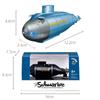 2.4G 6Ch Radio Remote Control Double Helix Turbo Powerful Electric Vertical Rise Down Submarine Kids Water Lighting Boat Rc Toy