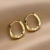 Korean Trendy High-quality Twisted Hoop Ear Rings for Women Charm Gold Color Designer Luxury Piercing Earrings Jewelry Gift 2026