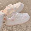 New Breathable Women's Shoes Versatile Thick-soled Casual Sports Board Shoes