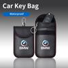 BAGI7 2026 Car Sticker Car Key Case Signal Blocker Bag RFID Shielding Pocket For Performance E90 E60 F10 E39 F30 E36 G30 E87 E70 E