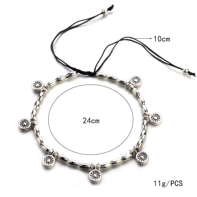 Retro Barefoot Anklet For Women With Yoga Charm And Beach Personality Jewelry