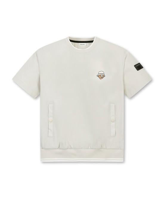 Goldeunbeeo (W.) Woven Crew-Neck Pullover G5Tam26201Bex