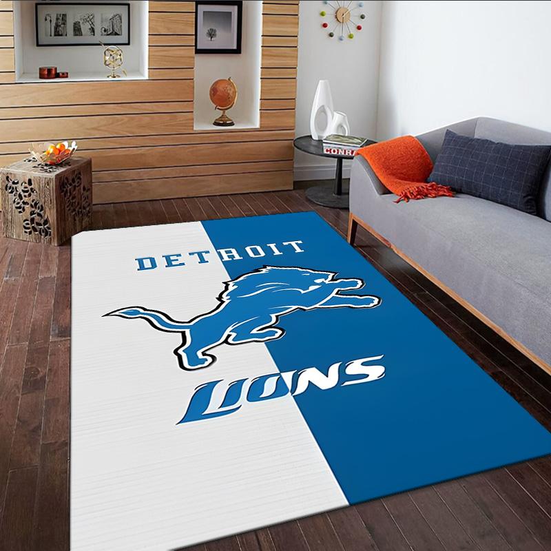 Detroit Team Spirit Carpet, Kitchen Rugs, Yoga Mat, Non-Slip Mats, Rug for Bathroom, Living Room Bedroom, Camping Rugs Christmas Gift