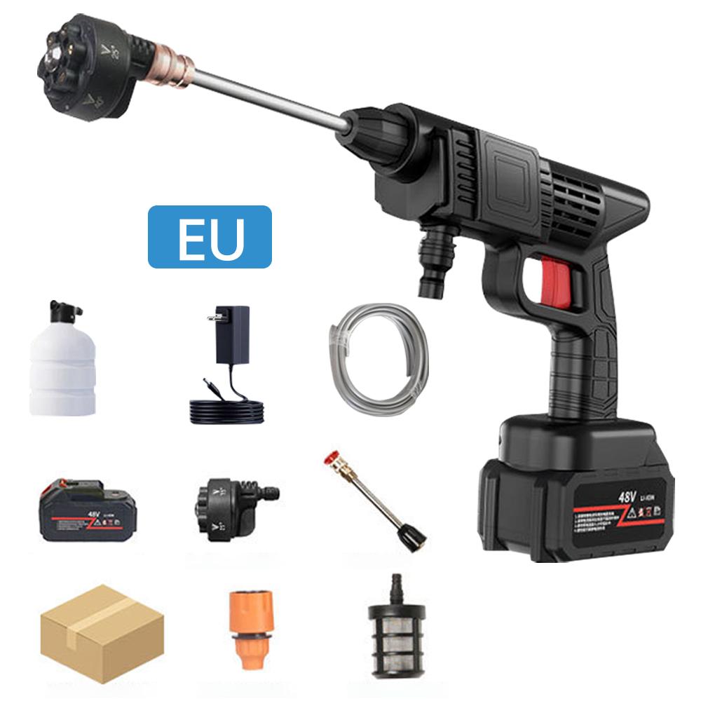 200Bar Brushless High Pressure Car Washer 200W EU/US 6-in-1 Multi-function Car Wash Spray Water Gun Washing Pump 15000mAh