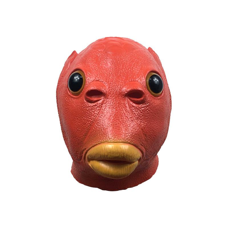 Unique Comical Fish Head Mask Ideal For Halloween Parties And Costume Events