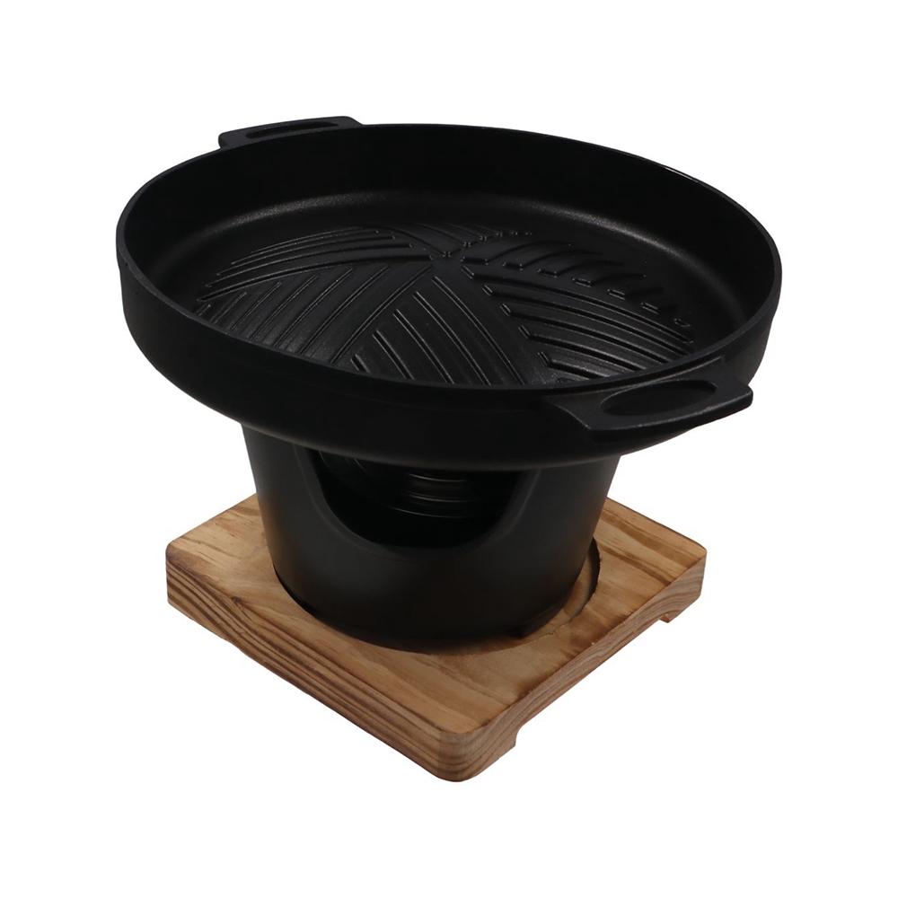 Safe To Use Detachable Japanese Alcohol Stove Non-stick Portable Barbecue Grill BBQ Plate Garden