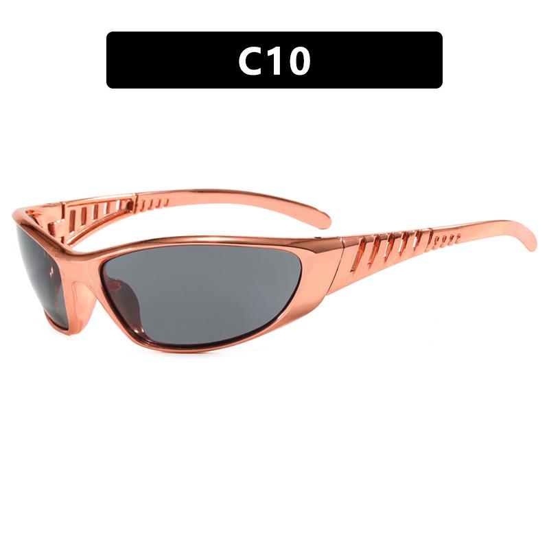 Durable High Quality High End Designer Style Retro Trendy Edgy Punk Multi Colored Female For Both Male Sun Glasses