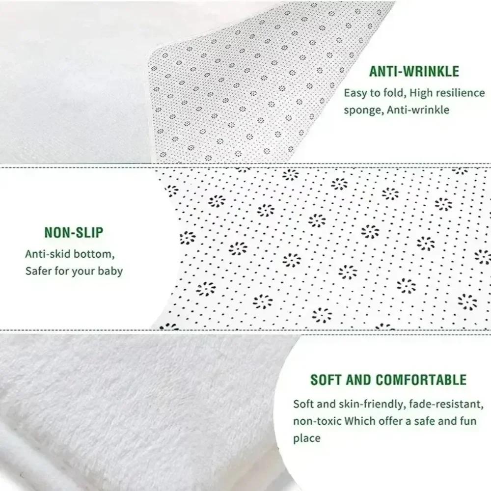 ABC Teppich für das Klassenzimmer Bunte Buchstaben Tiere Kinder Lernteppich Rutschfester Waschbarer Teppich für Bildungs Lernbereich Teppich