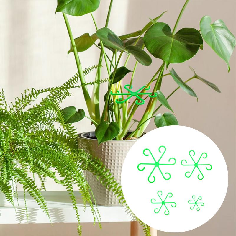 Plant Stem Fixing Clips For Plant Stem Support Clamp Plant Climbing Support Gardening Tools Turtle Backed Bamboo Support Rod