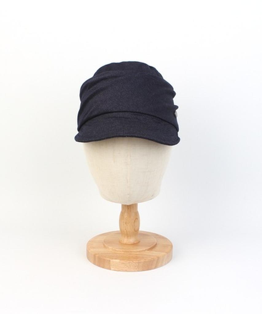 Yunibeosyeolkemiseuteuli Wire Wrinkle Poly Navy Marine Cap
