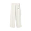 Heritage Lässig Bequem Elastisch Komfortabel Gestrickt Gerade Locker Hose Damen Unterteile Wolke-Pilz-Weiß F11W548604FWT