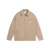 Li Ning CF Sport Fashion Series FW22 Logo Zip Collar Jacket Men Jacket Apricot AJMS131-4