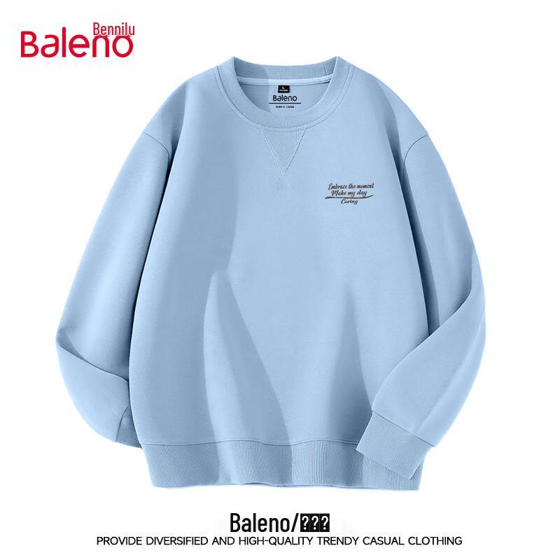 Baleno Men's Heavyweight Knit Round Neck Sweatshirt