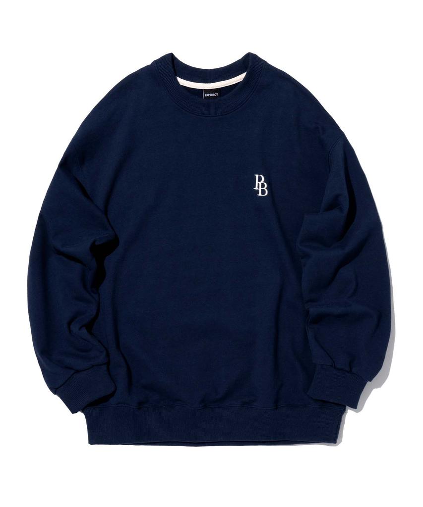 PAPERBOY Pb Logo Sweatshirt - Navy