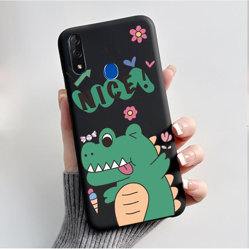 Printing Pattern Case For ZTE Blade V10 Fundas Shockproof Coque Capa Soft Silicone Black Shell Cover Cute Flower Cartoon Casing