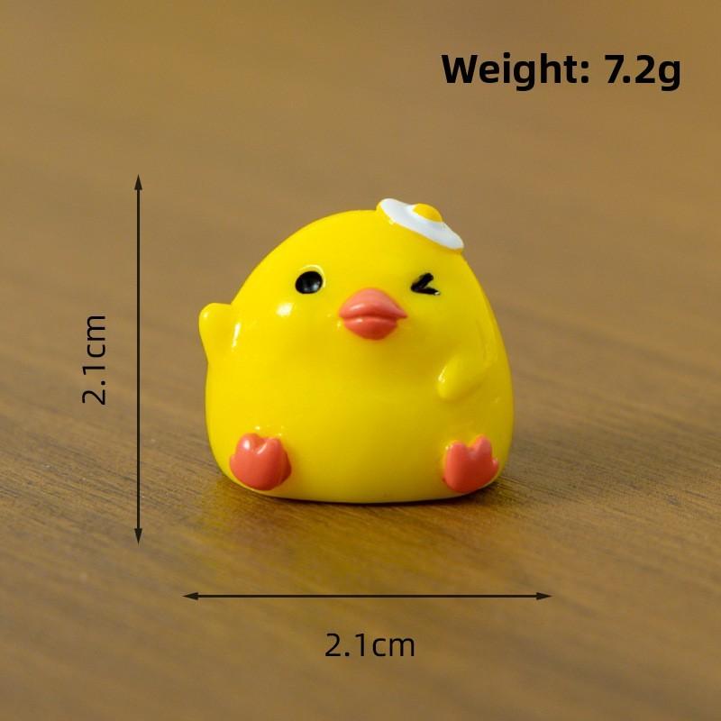 Resin Miniature Chef Duck Home Decor With Modern Minimalist Style For Kitchen Shelf Display