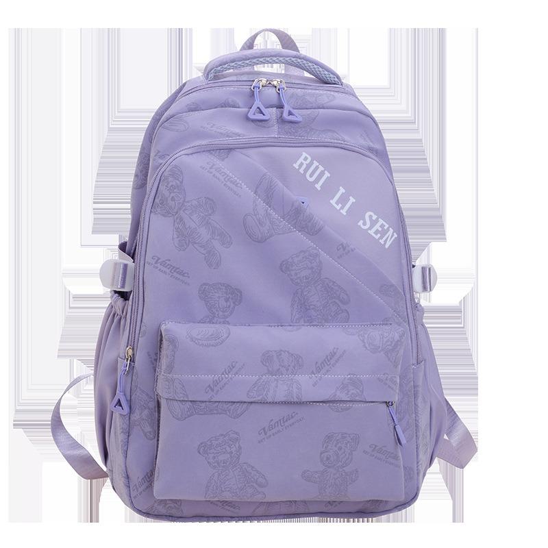 High Value, Fresh and Sweet, Candy-colored Backpack, Lightweight and Large-capacity Backpack for Junior High School Students