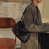 Women Bag Soft PU Bucket Vintage Solid Zipper Fashion Shoulder Bags  Crossbody Girls Bag Luxury Designer Bags