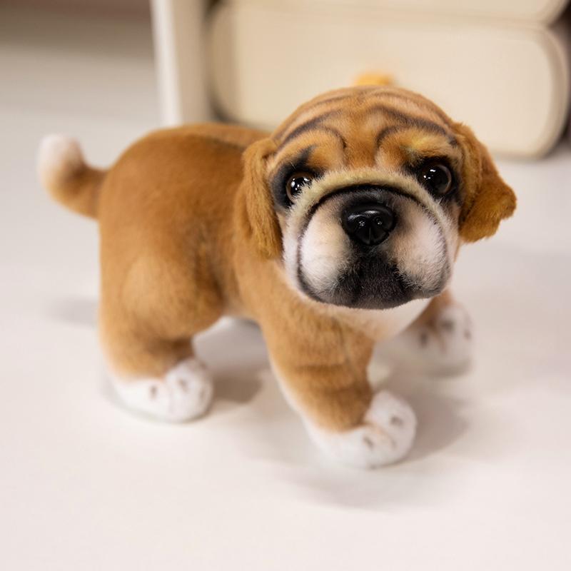 High-Standard 22Cm Superior-Grade Realistic First-Class Pug Premium-Quality French Premium-Quality Bulldog Plush First-Class Toy Premium-Quality