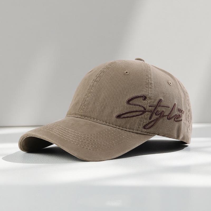 Nouvelle Casquette de Baseball Broderie Lettre Latérale Style Street Wind Femme Polyvalente Homme Couple Tendance Marque