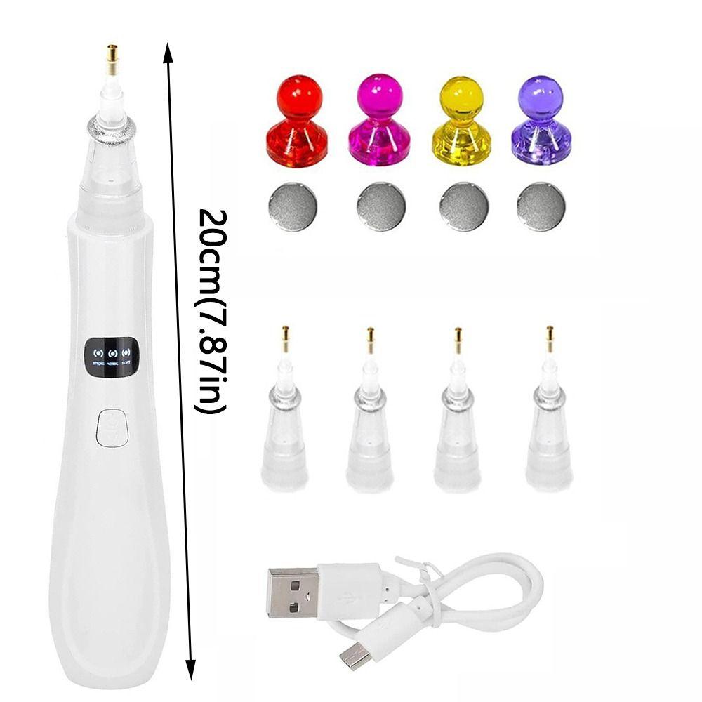 Portable Automatic Diamond Painting Pen Adjustable Suction Mode DIY Electric Diamond Painting Pen 4 Replacement Tips Wireless