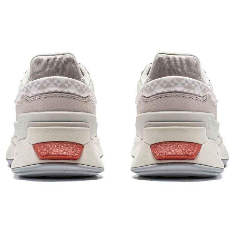 Li Ning Chuxin V2 CNY Versatile Trendy Easy Comfortable Thick Sole Height Increasing Non-Slip Wear-Resistant Casual Shoes Women Sneaker Gray AGCU062-1