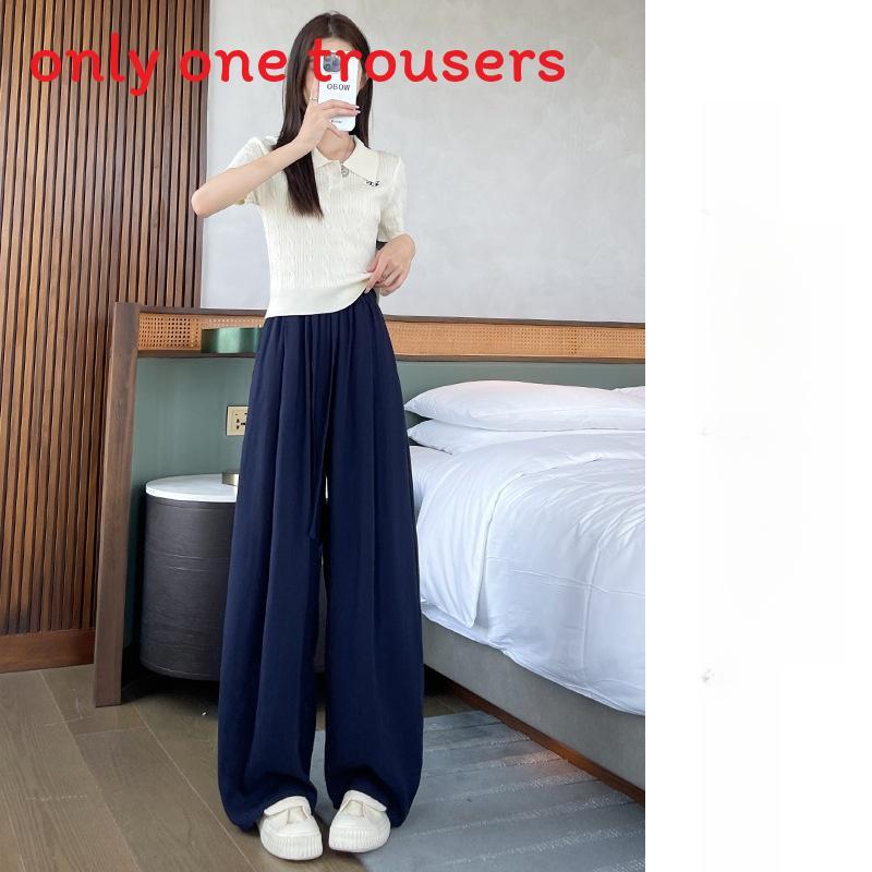 Tencel Linen Wide Leg Pants For Women With High Waist Summer Casual Fit