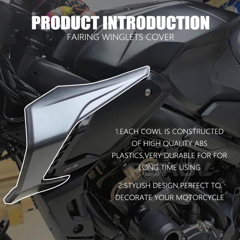 Motorcycle Wing Protector Wind Fairing Winglets Fin Trim Cover Accessories For Honda CB650R CB650 R CB 650R 2018-2023 2022 2021