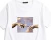 Creation of Adam T-shirt: Michelangelo Art, Unisex Cotton Tee