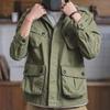 2024 Men's American Retro Multi-Pocket Heavy Washed Workwear Jacket - Trendy Autumn Design