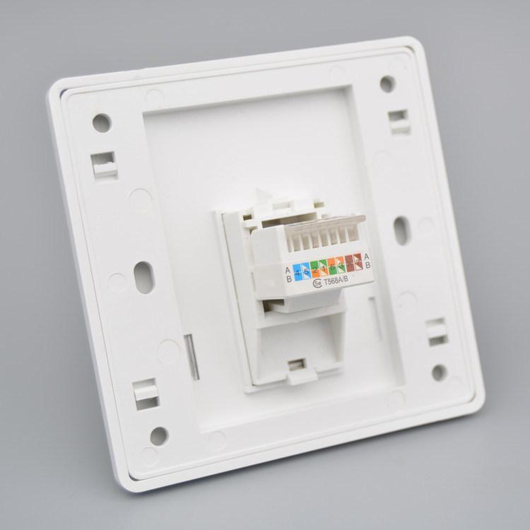 Panneau de prises réseau à port unique de type 86 - Module informatique Cat 5