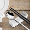 Chopstick Holder, Reusable Chopstick Rest Chopsticks Holder with Stainless Steel Materials for Kitchen or Serving