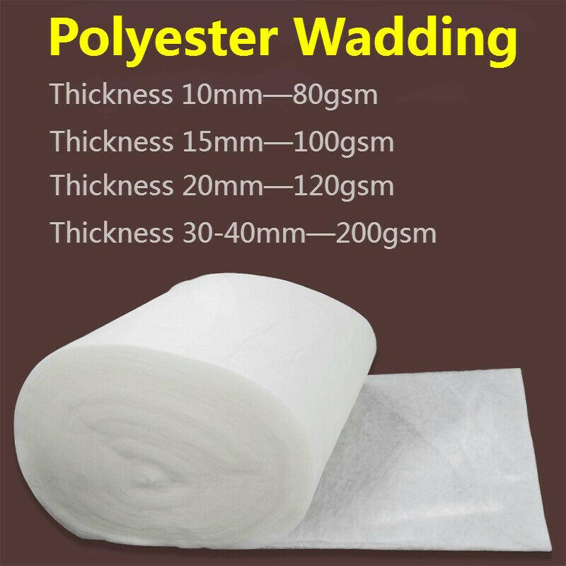 1 Stück Kleidung Quilts Polsterung Polyester Watte Stoffrolle für Polster Quilten oder Handwerk Gefüllte flauschige Baumwolle
