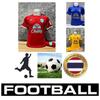 Thailand VOETBAL SOCCER NATION SHIRT THUIS FAN Print Mandarijnkraag Unisex Heren Dames Sneldrogend Korte Mouw Uniform Olifantenlogo Sport