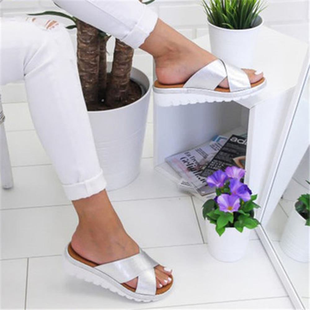Summer Women Slippers Casual Ladies Sandals Platform Non-slip Female Shoes Soft Wedge Outdoor Women Slippers Shoes Dropshipping