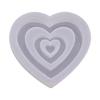 Heart Cup Resin Keychain Molds Jewelry Pendant Epoxy Resin Casting Molds Small Quicksand Mold for DIY Making Keychain