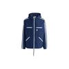 Originals Trefoil Logo Embroidered Hooded Drawstring Zip Jacket Men Jackets Blue IB9961