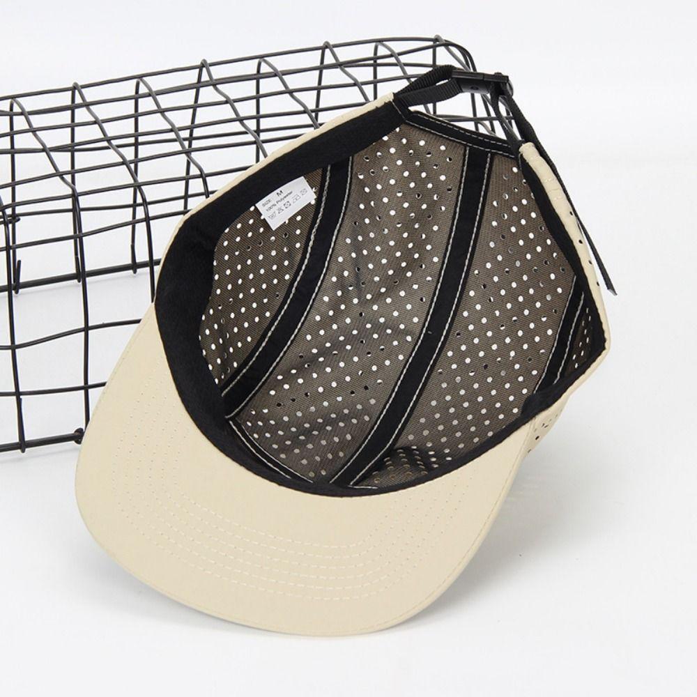 Lightweight Quick Drying Baseball Cap Soft 5-panel Running Cap Adjustable UV Protection Sport Cap Camping