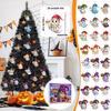 2025 Halloween Ghost Advent Calendar 2D Acrylic Cartoon Ghost Ornament Set 24 Days Cute Ghost Countdown Decoration for Home Parties