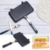 Double-Sided Toast Frying Pan Heat-resistant Sandwich Maker Breakfast Sandwich Baking Pan  Waffle