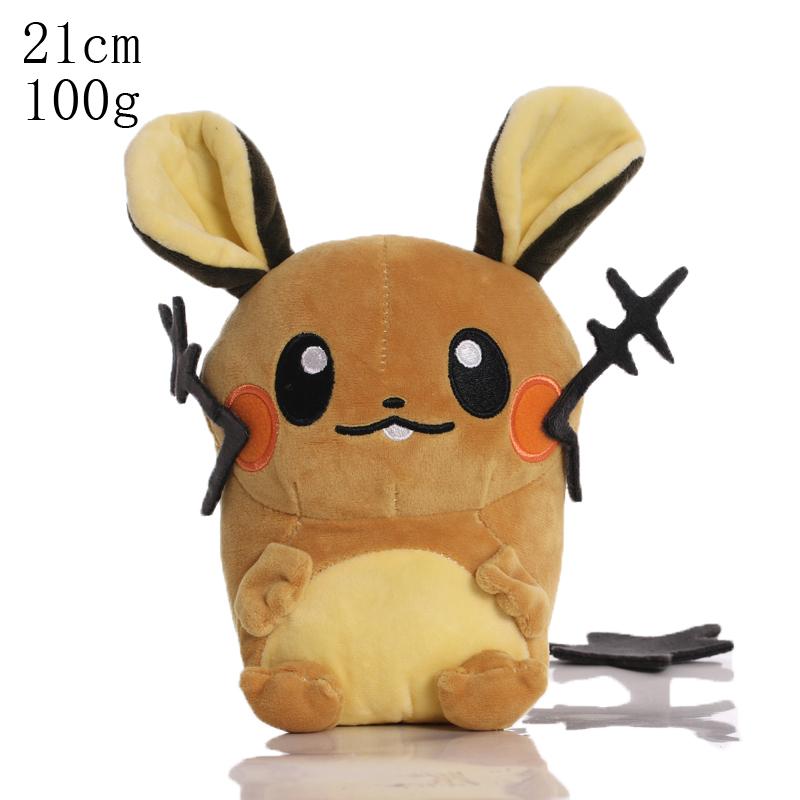 Pokemon Pikachu Plüsch Nivy Stoffpuppe Tepig Emolga Victini Deerling Oshawott Pansage Gengar Plüschtiere Hobbys Weihnachtsgeschenk