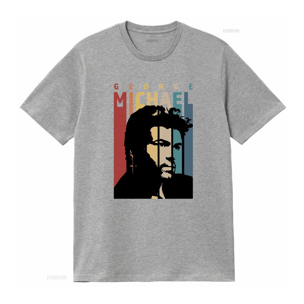George Michael Retro Vintage T-shirt Muziek Perfect Voor Jou En Je Vrienden vintage Gewassen Casual Stijlvolle streetwear homme