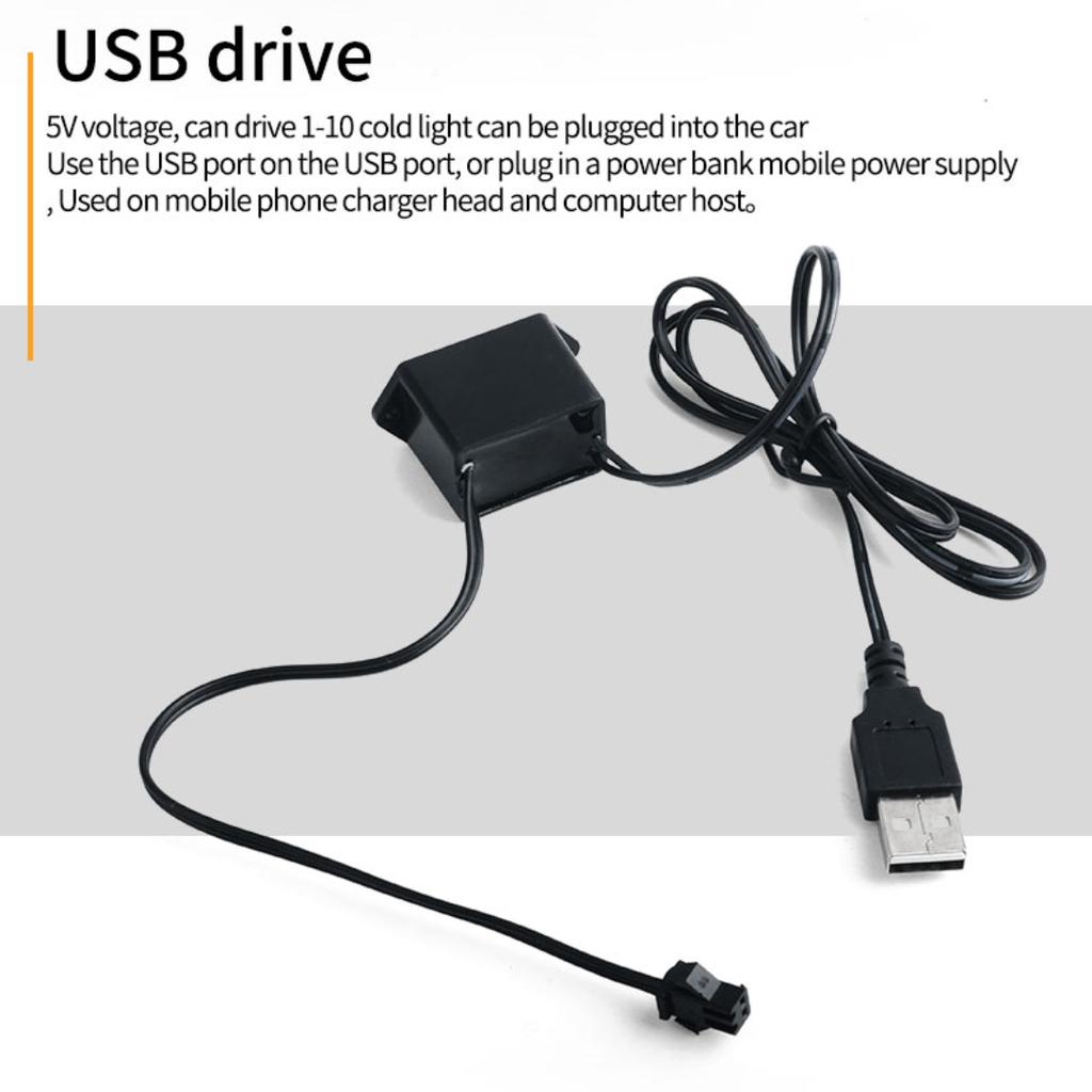 1 M/2 M/3 M/5 M wnętrza samochodu dekoracyjna lampa led EL okablowanie pasek neonowy dla Auto DIY elastyczne oświetlenie otoczenia USB Party dioda atmosfery
