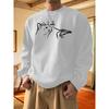 Men's Round-Neck Long-Sleeved Sweatshirt, Suitable for Daily Wear,  Multicolor Sweatshirts, Lightweight Sweatshirts, Outerwear for Winter Seasons