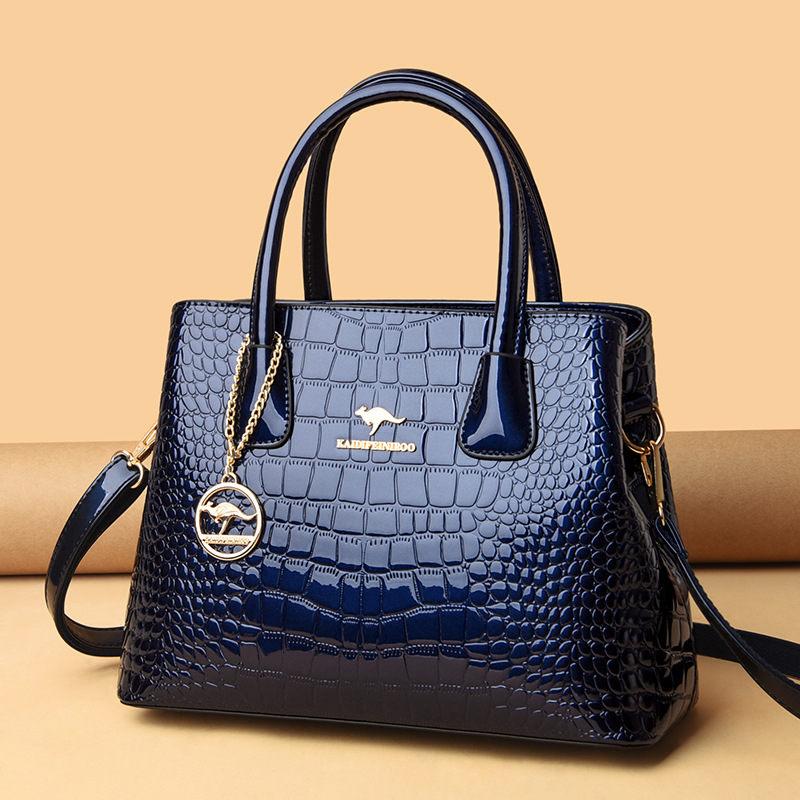 Women Handbag Genuine Leather Bags Women Crocodile Luxury Handbags Women Bags Designer Crossbody Bags Female Retro Tote Handbags