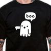 Boo Ghost Halloween T-Shirt Unisex Uneek T-Shirt Tee