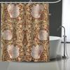 William Morris Art Custom Pattern Polyester Bath Curtain Waterproof Shower Curtains DIY Bath Screen Printed Curtain For Bathroom